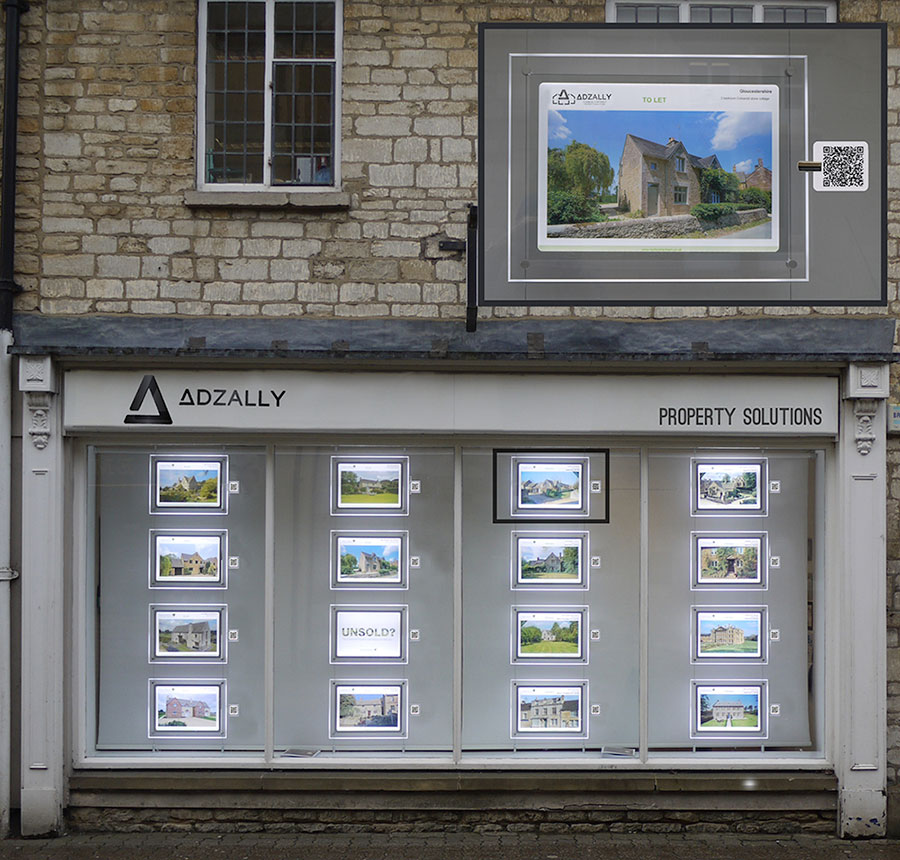 In-Window Property QR Codes