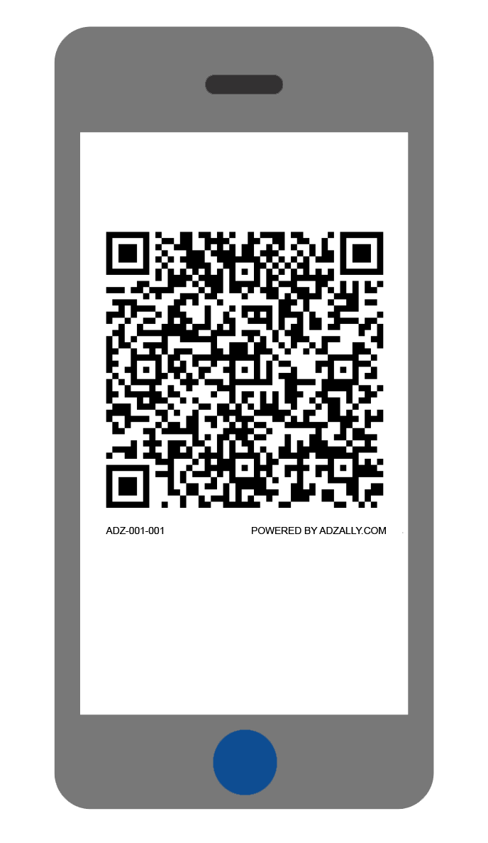 QR Code on Mobile Phone